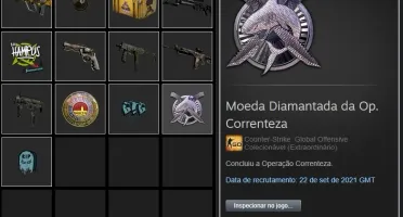 CONTA CSGO PRIME XERIFE - Medalha Operação Riptide