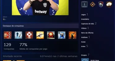 CONTA CSGO PRIME XERIFE - Medalha Operação Riptide