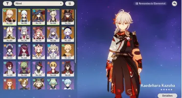 Kazuha AR 55 + ARMA ASSINATURA + BONUS AYAKA,HUTAO,KEQING