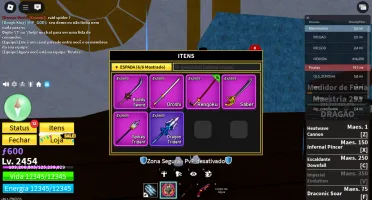 Conta blox fruits com Dragon West Ingerida