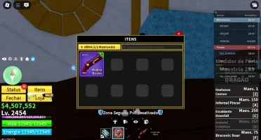 Conta blox fruits com Dragon West Ingerida