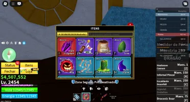 Conta blox fruits com Dragon West Ingerida