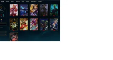 Conta League of Legends Platina III - 170 skins