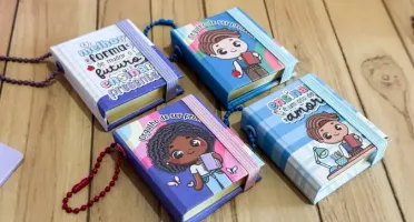 Kit 10 Chaveiros Porta Post-it Personalizados