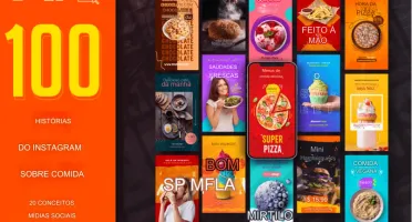 Pacote com 500 stories para Instagram