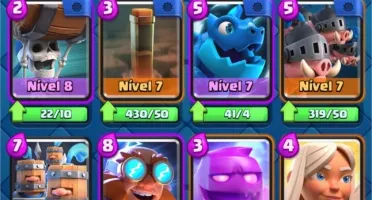 CONTA CLASH ROYALE LVL 13