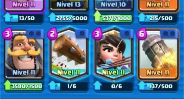 CONTA CLASH ROYALE LVL 13