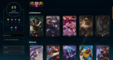 Conta Lol Lvl 132 49 Skins Unranked Handlevel Upada A Mão