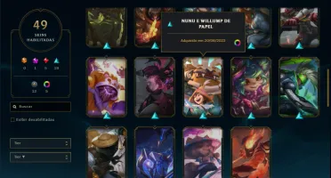 Conta Lol Lvl 132 49 Skins Unranked Handlevel Upada A Mão