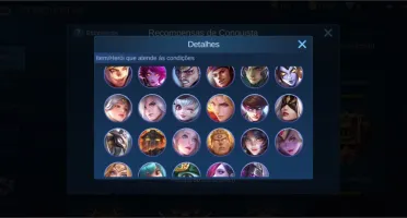 Conta Mobile Legends com 65+ skins