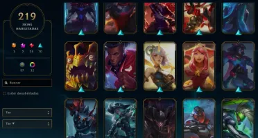 Conta Platina 1, Nível 216, com 217 skins I BR