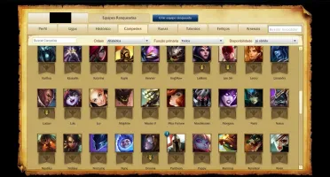 Conta League of Legends - Platina S0304 - Atual Unranked