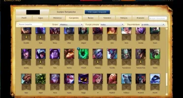 Conta League of Legends - Platina S0304 - Atual Unranked