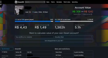 CS:GO PRIME | 2 MOEDAS | MD10 | 278 JOGOS | 17 ANOS