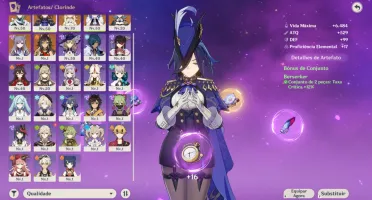 Conta Genshin Impact | Baizhu + Yelan + Clorinde