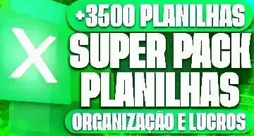 Pack Premium 3500 Planilhas Editáveis No Excel