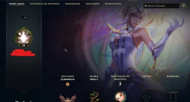 [PRÉ VENDA] SMURF COM 2.2K EMBLEMAS DO PASSE + LUX ULTIMATE