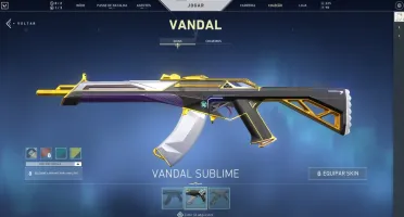 CONTA VALORANT COM FACA E SKIN
