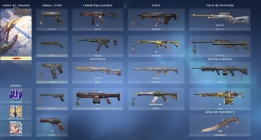CONTA VALORANT COM FACA E SKIN