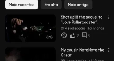 Canal Youtube De 2006 Raríssimo