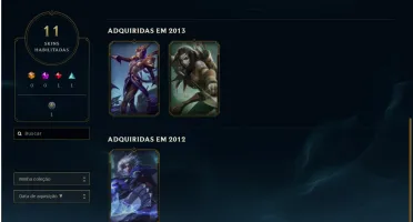 Conta Lol com Elise Vitoriosa+ Morgana Vitoriosa+ Sivir Vito
