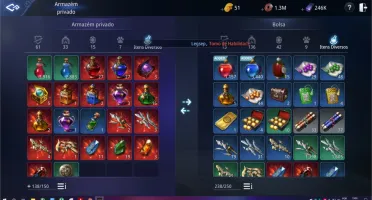 Conta Sa14 Lvl 72 85k poder