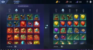Conta Sa14 Lvl 72 85k poder