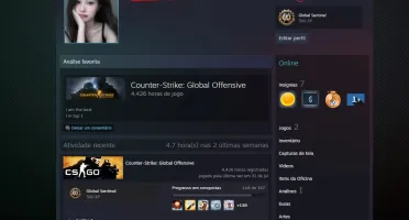 Conta steam com 14 medalhas