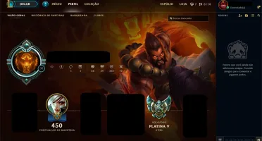 VENDO ACC PLATINA V COM MAIS DE 300 SKINs