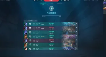 Conta Valorant com skins saqueadora - PLAT 3