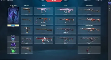 Conta Valorant com skins saqueadora - PLAT 3