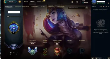 CONTA LOL BORDA DIAMANTE 2019 SMURF 4