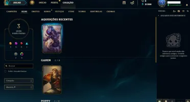 CONTA LOL BORDA DIAMANTE 2019 SMURF 4