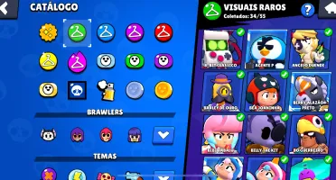 Conta brawl Stars com muitas skins e troféu preço negociável