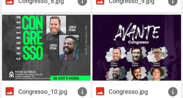 PACK CANVA GOSPEL 100 Templates para Montar 2024