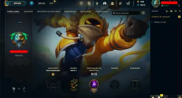 Conta LOL LVL 248 | 137 Campeões| 95 Skins |UNRANKED| 2014