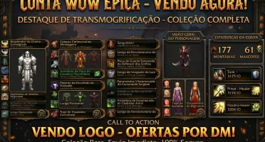 Conta World Of Warcraft ~ Wow Retail