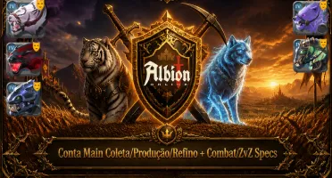 Conta Main Coleta/Produção/Refino + Combat/ZvZ Specs