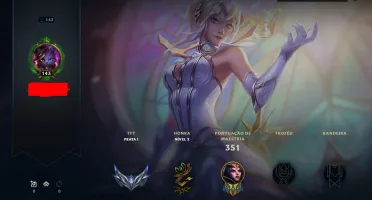 Conta LOL 2013 332 skins, todos os campeões