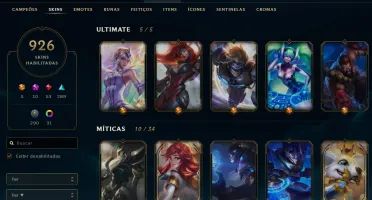 926 SKINS - ATUAL PLATINA EX MESTRE/DIAMANTE