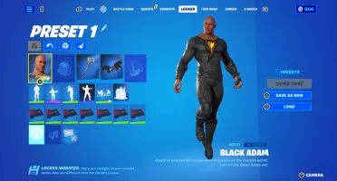 Conta Fortnite Com Adão Negro (Da Pra Trocar Email)