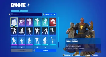 Conta Fortnite Com Adão Negro (Da Pra Trocar Email)