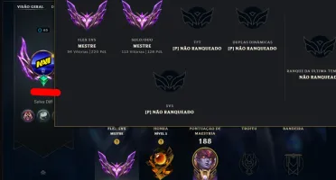 Conta Lol Mestre Solo Duo E Flex Main Jungle