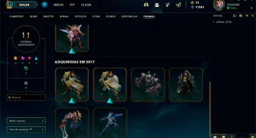 Conta lol desde a season 3
