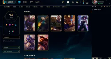 Conta lol desde a season 3