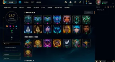 Conta lol desde a season 3