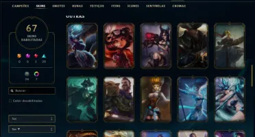 Conta ouro 1 com 93 champs 67 skins ( MAIN SUPORTE )