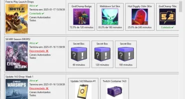 Automatização de Twitch Drops 2025 - AUTOMÁTICO DROPS