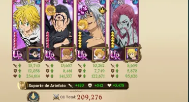 Conta The Seven Deadly Sins Grand Cross - Meta