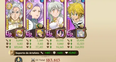 Conta The Seven Deadly Sins Grand Cross - Meta